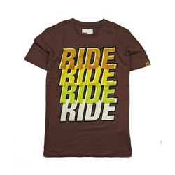 T-shirt Ride Four - Marron