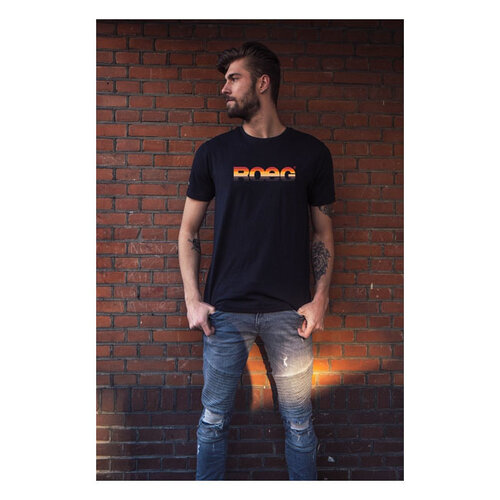 Roeg Camiseta sólida - Negro