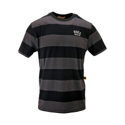 T-Shirt Cody Rayé - Noir/Gris