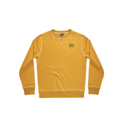 Rundhals-Sweatshirt - Senf