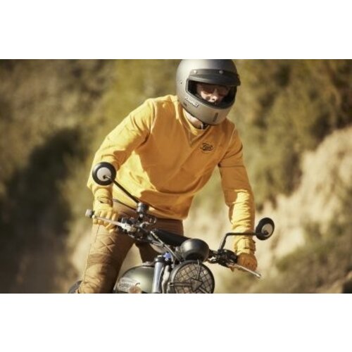 FUEL Sweatshirt Met Ronde Hals - Mosterd