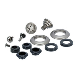 Kit de visera de hardware Gun Metal
