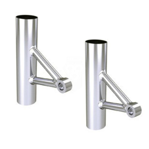 Kedo Aluminium koplampbeugels (1 Paar), Wrenchmonkees/GibbonSlap-stijl - Gepolijst