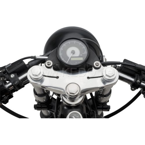 Kedo Speedometer Bracket 'Mezzomille' - Aluminium Black Anodised