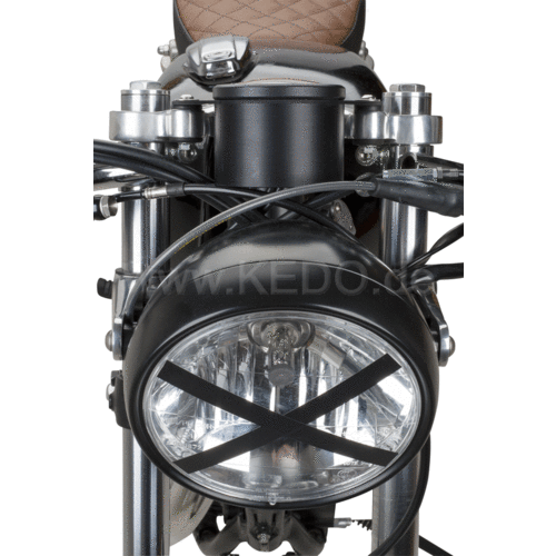 Kedo Tachohalter 'Mezzomille' - Aluminium Schwarz Eloxiert