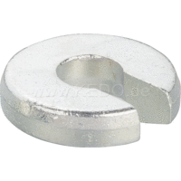 Masse d'équilibrage de Pneu Enfichable 1 pièce/5g - Finition Zinc Chrome, pour écrous de Rayons 7.0 et 7.2