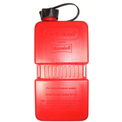 Bidon de Carburant et d'Huile de 1,5 Litre avec Clips de Fixation de Ceinture