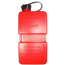 Recipiente de Combustible y Aceite de 1,5 Litros con Clips de Sujeción para Cinturón