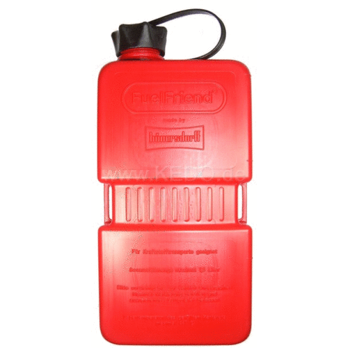 Hunersdorff 1.5 liter Fuel and Oil Canister With Belt Attachment Clips