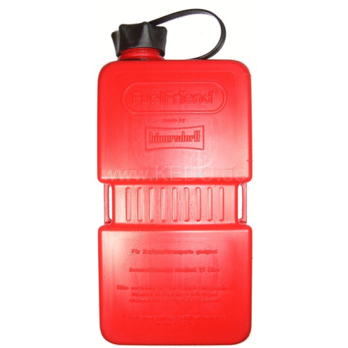 Hunersdorff Bidon de Carburant et d'Huile de 1,5 Litre avec Clips de Fixation de Ceinture