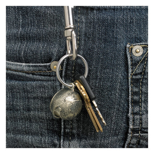 Biltwell Schlüsselanhänger Lane Splitter Helm | Weißmessing Gegossen