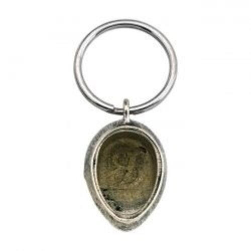 Biltwell Key Fob Lane Splitter Casco | Latón Blanco Fundido