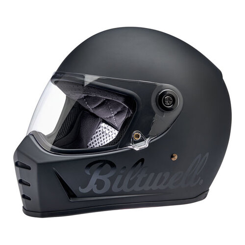 Biltwell Lane Splitter Helmet Podium Flat | Black Factory