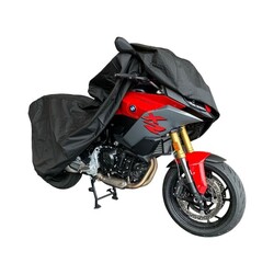 Alfa Outdoor Cover für Motorräder mit Topcase - (Größe Wählen)