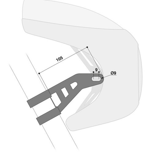 Kit Universal HEADLIGHT BRACKET XL | (Elegir Tamaño)
