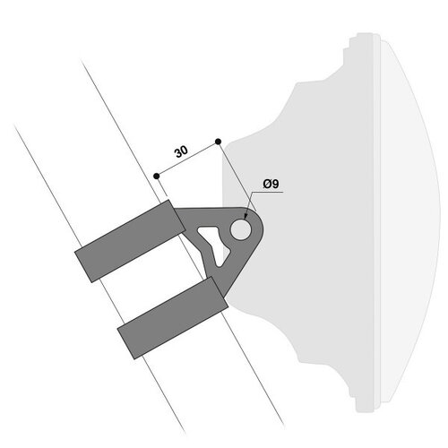 Kit Universel de HEADLIGHT BRACKET | (Choisir la Taille)