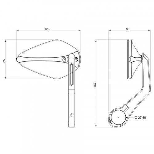 A-VERSION RETRO Mirror in Pair | (Choose Color)