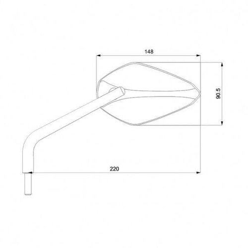 Universal X-VERSION Mirror in Pair | (Choose Color)