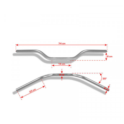 Universal Racing Handlebars | (Choose Color)
