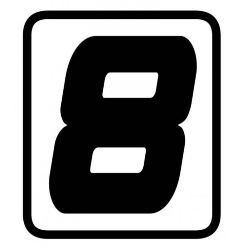 Numeri Adesivi Universali | Pezzo Unico