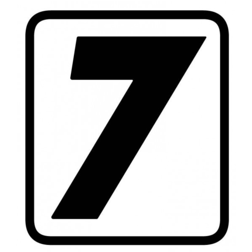 Universal Sticker Numbers | Single Piece