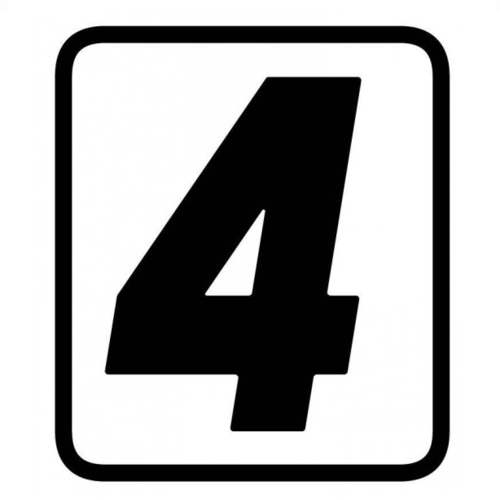 Universal Sticker Numbers | Single Piece