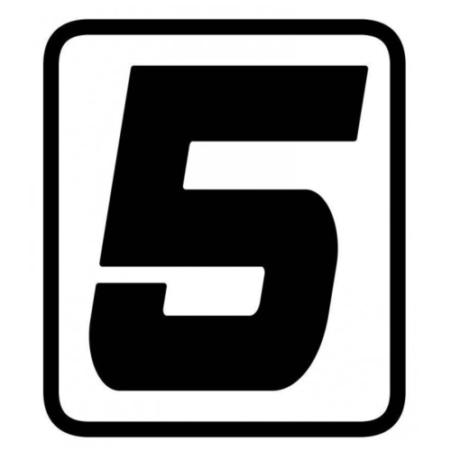 Numéros D'autocollants Universels | Pièce Unique