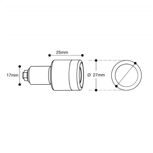 Universal B-LUX Antivibration Bar Ends in Pair | (Choose Color)