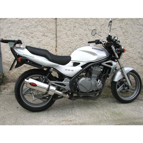 Pot D'échappement OVAL pour Kawasaki ER-5 | (Choisissez le Matériau)