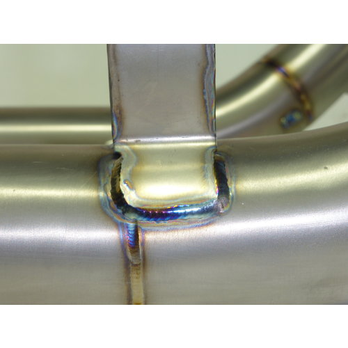 MASS TITAN Sistema Completo Completo 2in2 Scarico Hot Rod per Kawasaki W650