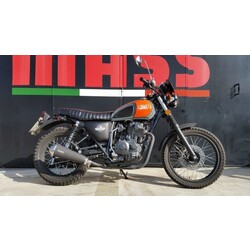 Scarico Evo INOX Nero Opaco (Slip-On) per Mash Scrambler 400cc | (Scegli Opzione)