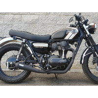 Komplettes 2in1 System Auspuff für Kawasaki W800 | (Option Wählen)