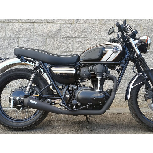Système D'échappement Complet 2 en 1 pour Kawasaki W800 | (Choisir Une Option)