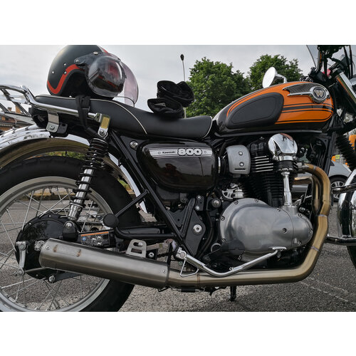 M1 met Compleet 2in1 Systeem Uitlaat voor Kawasaki W800 | (Kies Optie)