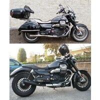 Trombone Custom Pair Slip-on Uitlaat voor Moto Guzzi CALIFORNIA 1400 | (Kies Optie)