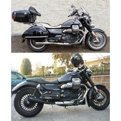 Trombone Custom Pair Slip-on Uitlaat voor Moto Guzzi CALIFORNIA 1400 | (Kies Optie)
