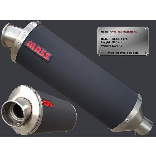 Échappement OVAL INOX (Slip-On) pour Royal Enfield Himalayan 400 | (Choisir Une Option)