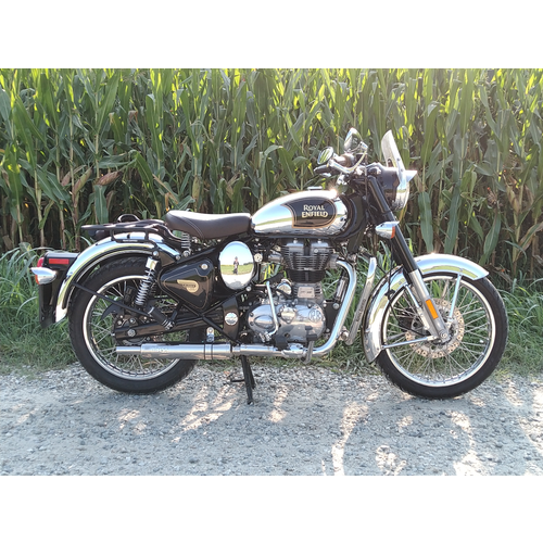 Scarico BOTTIGLIA (Slip-On) per Royal Enfield Classic 500 | (Scegli Opzione)