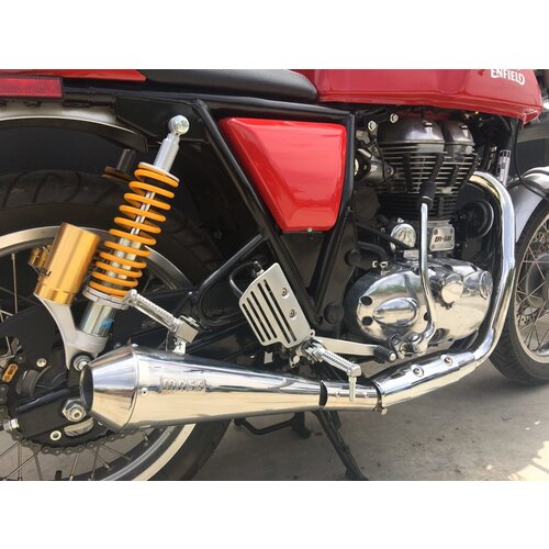 TROMB INOX RETRO (Slip-On) Auspuff für Royal Enfield Continental GT 500 | (Option Wählen)