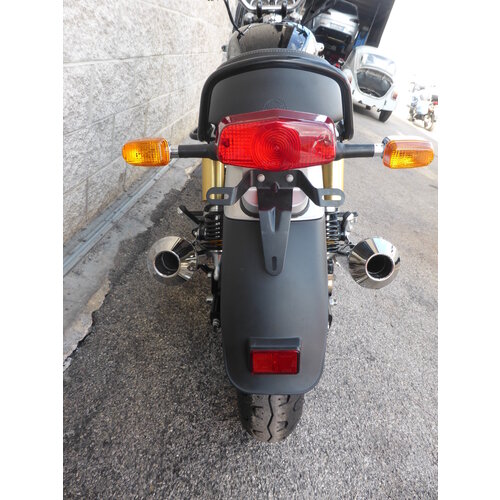 TROMB INOX RETRO Pair (Slip-On) Exhaust for Royal Enfield Interceptor 650 | (Choose Option)