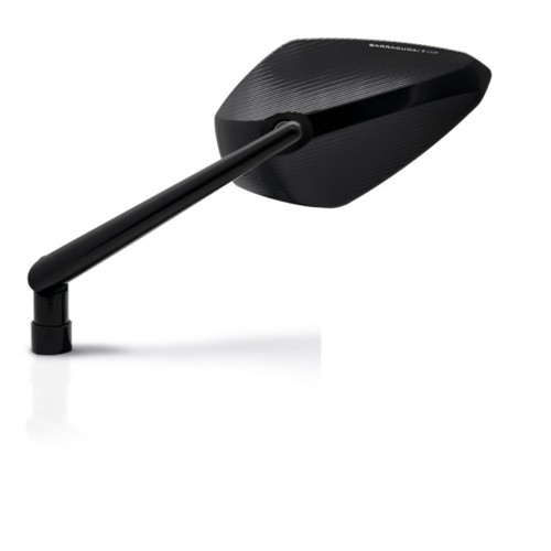 Universal X-VERSION B-LUX Espejos Par de Montaje de Manillar | Negro