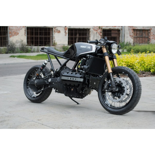 Dixerparts Kühlerseite Extras Oberflächen Embleme Details für BMW K100/K1100 Cafe Racer Boober