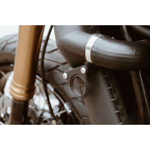 Dixerparts Kühlerseite Extras Oberflächen Embleme Details für BMW K100/K1100 Cafe Racer Boober