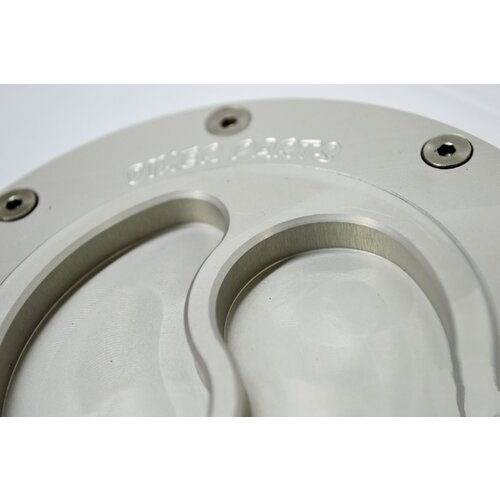 Dixerparts Tankdop voor BMW K75/K100/K1100 Cafe Racer Scrambler | Zilver