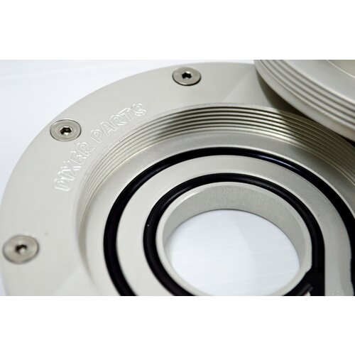 Dixerparts Tankdop voor BMW K75/K100/K1100 Cafe Racer Scrambler | Zilver