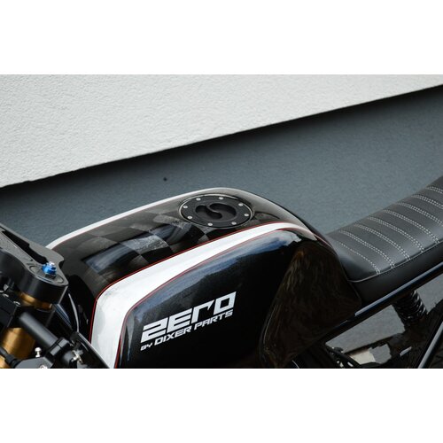 Dixerparts Coperchio del Serbatoio del Tappo del Serbatoio Dell'aereo per BMW K75/K100/K1100 Cafe Racer Scrambler | Nero