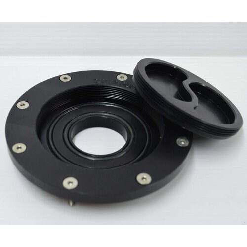 Dixerparts Tankdeckel Flugzeugdeckel Gasdeckel für BMW K75/K100/K1100 Cafe Racer Scrambler | Schwarz