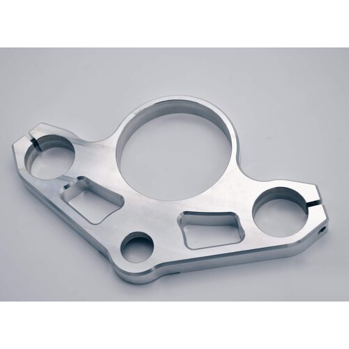 Obere Gabelbrücke Gabelbrücke 92mm Tacho für BMW K75/K100/RS/RT/LT (82-91) Cafe Racer | Aluminium, Silber