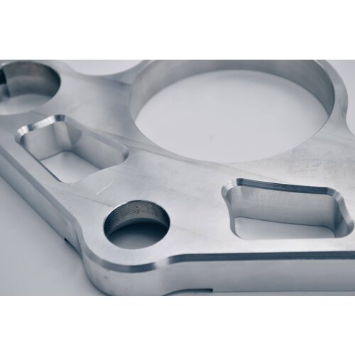 Tachimetro da 92 mm con Staffa a Morsetto Triplo Superiore per BMW K75/K100/RS/RT/LT (82-91) Cafe Racer | Alluminio, Argento