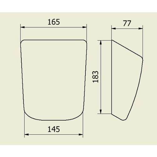 Dixerparts Custom ABS Achterbank Kuip Tail Cowl voor BMW K100/K1100/K75 Harley Davidson Cafe Racer | 3D-Geprint